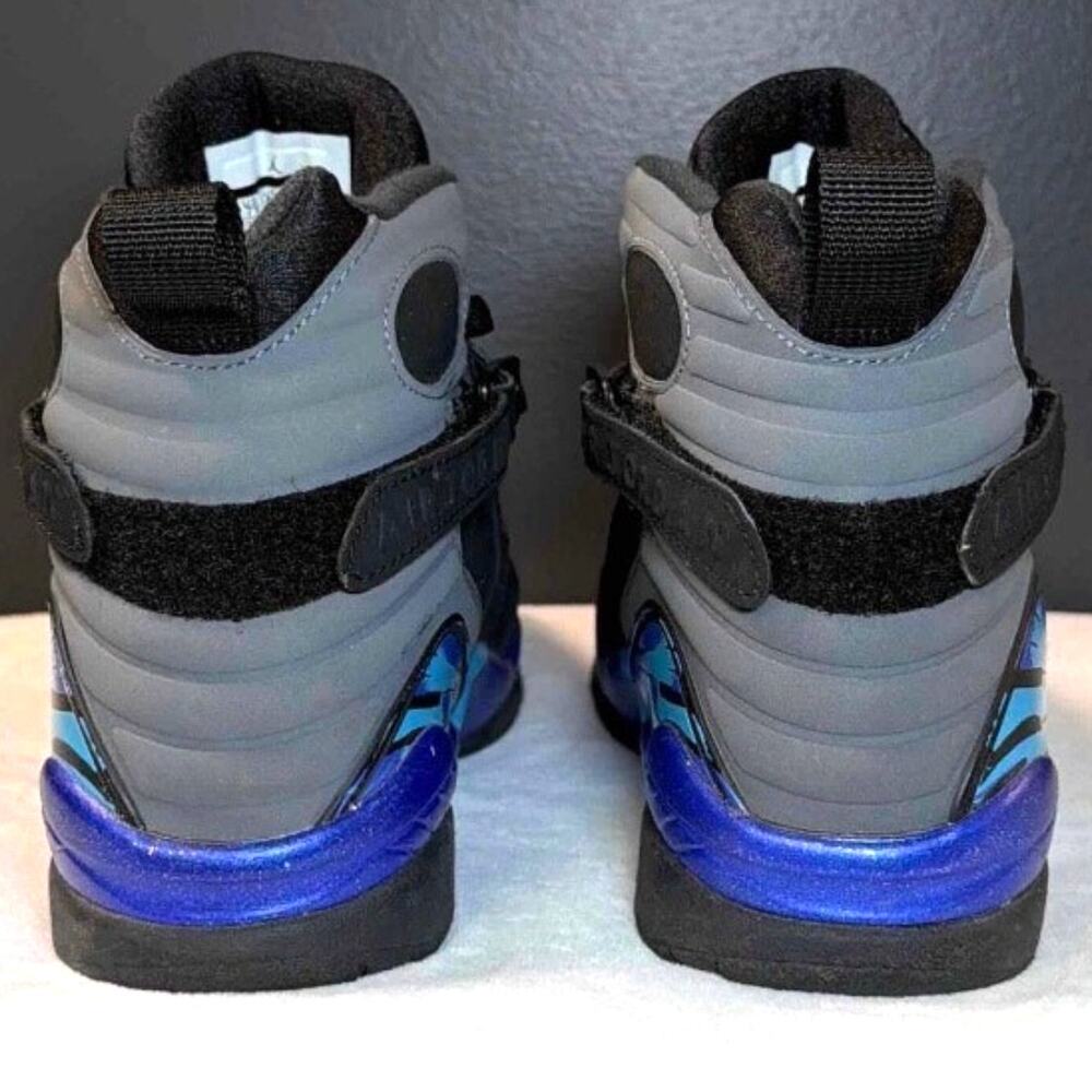 Air Jordan 8 Retro BG “Aqua” (2015) – 305368-025 | 7Y - Picture 8 of 11